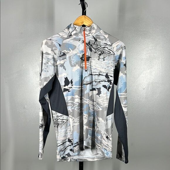 Under Armour Blue and Gray Outdoor Performance Shirt - Picture 1 of 7